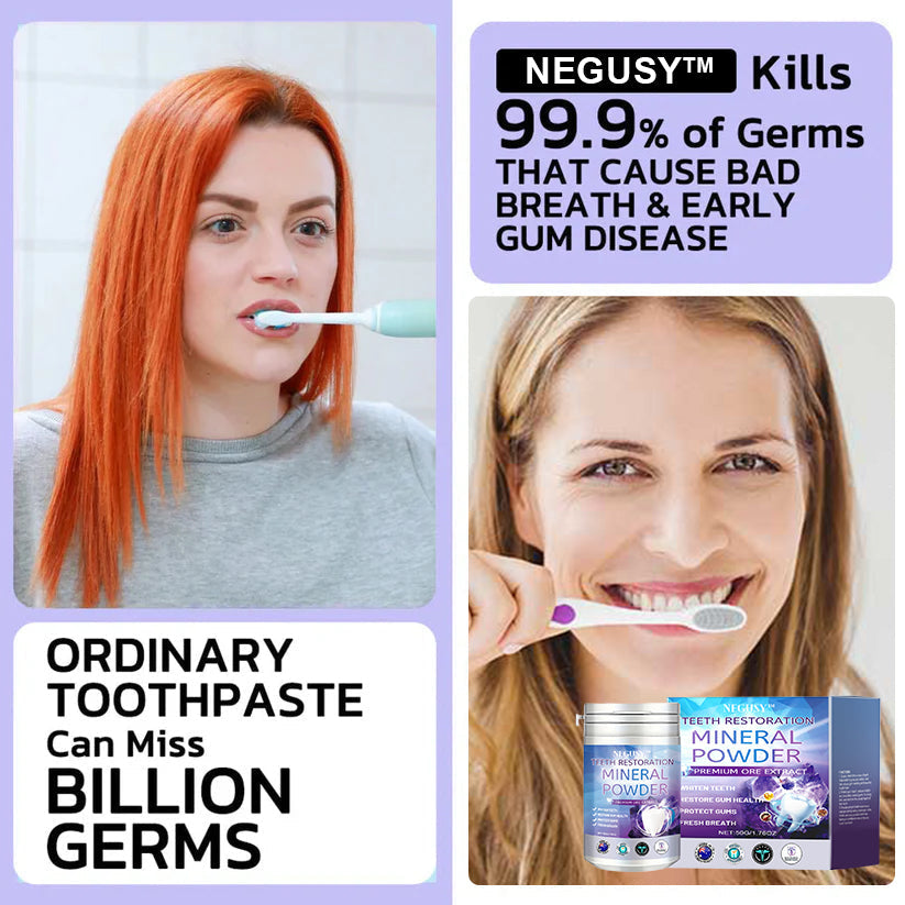 NEGUSY™ TeethRestoration Mineral Powder🦷(TGA recommended) (🎁Flash Sale - Don’t Miss Out)