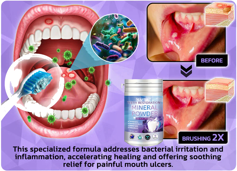NEGUSY™ TeethRestoration Mineral Powder🦷(TGA recommended) (🎁Flash Sale - Don’t Miss Out)
