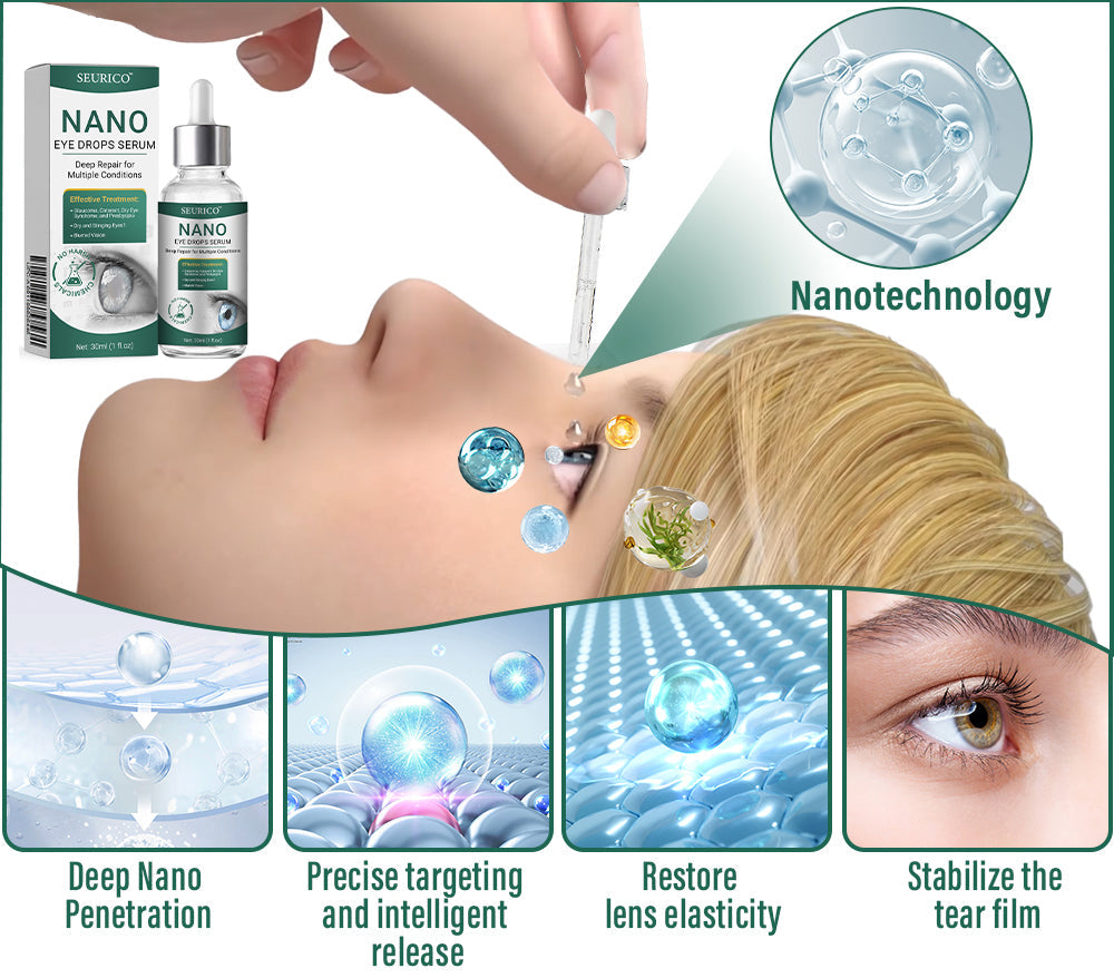👩‍⚕️Seurico™ Nano Eye Drops Serum ✅Approved by the American Academy of Ophthalmology(Suitable for presbyopia, dry eye syndrome, glaucoma, and cataracts)