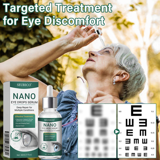 👩‍⚕️Seurico™ Nano Eye Drops Serum ✅Approved by the American Academy of Ophthalmology(Suitable for presbyopia, dry eye syndrome, glaucoma, and cataracts)
