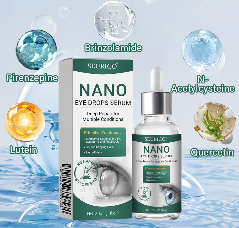 👩‍⚕️Seurico™ Nano Eye Drops Serum ✅Approved by the American Academy of Ophthalmology(Suitable for presbyopia, dry eye syndrome, glaucoma, and cataracts)